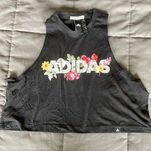 Adidas crop tank top